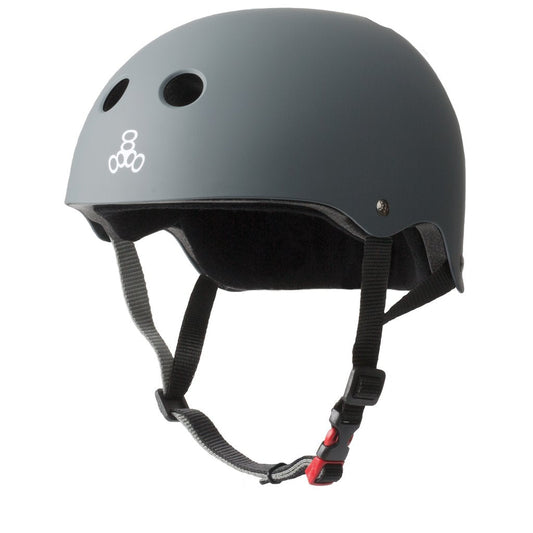 Triple 8 | The Certified Sweatsaver Helmet - Rubber Carbon