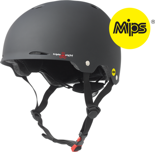 Triple 8 | Dual Certified Gotham MIPS Helmet - Black Matte