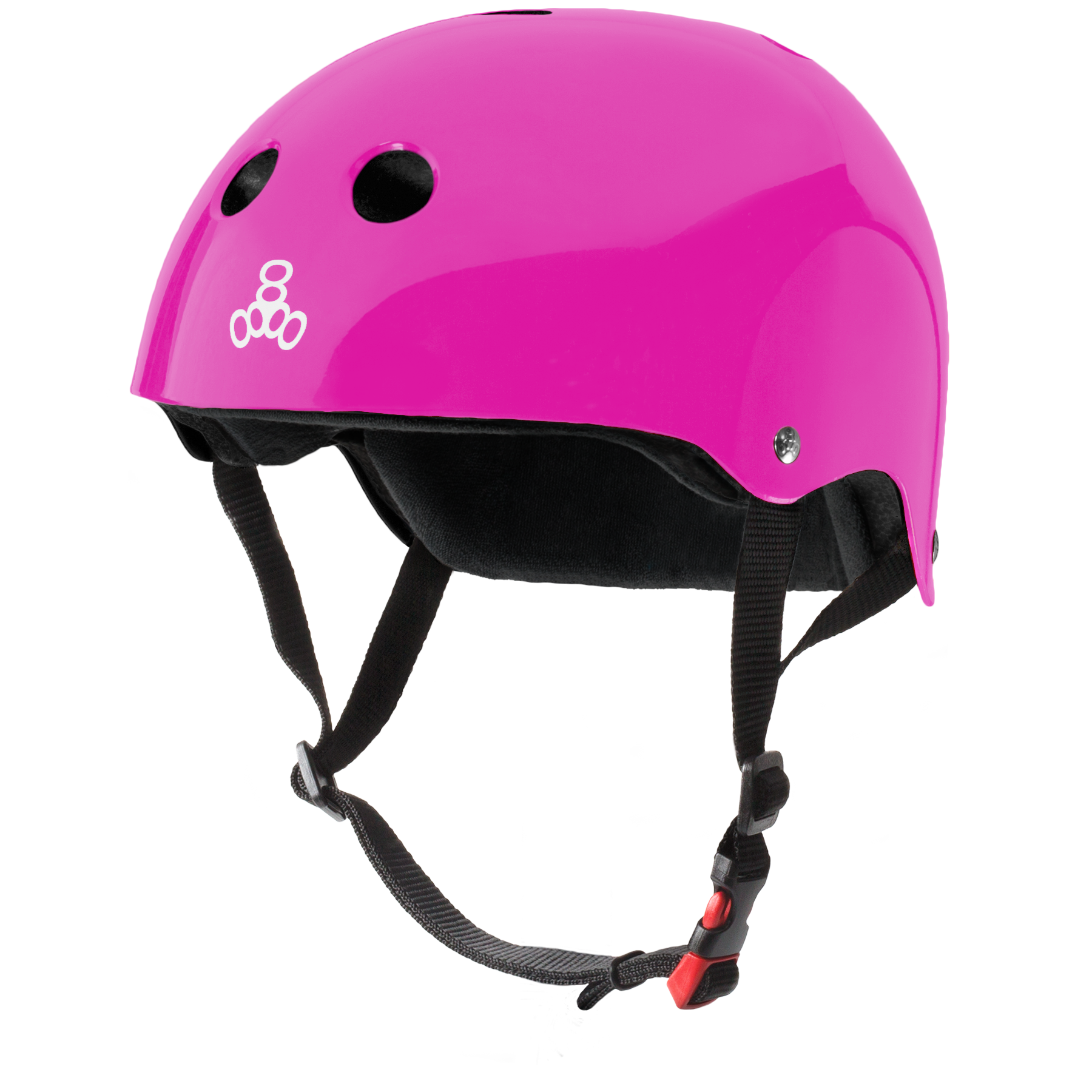 Triple 8 | The Certified Sweatsaver Helmet - Glossy Edition - Pink