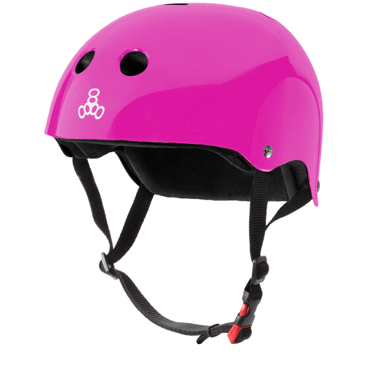Triple 8 | The Certified Sweatsaver Helmet - Glossy Edition - Pink