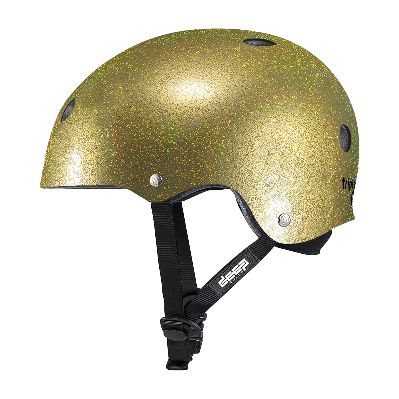 Triple 8 | Deep Cover Helmet - Gold Glitter