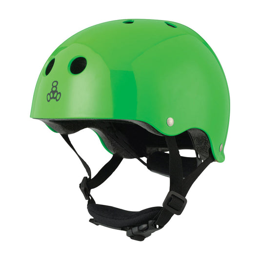 Triple 8 | Youth Lil 8 Helmet - Glossy Green