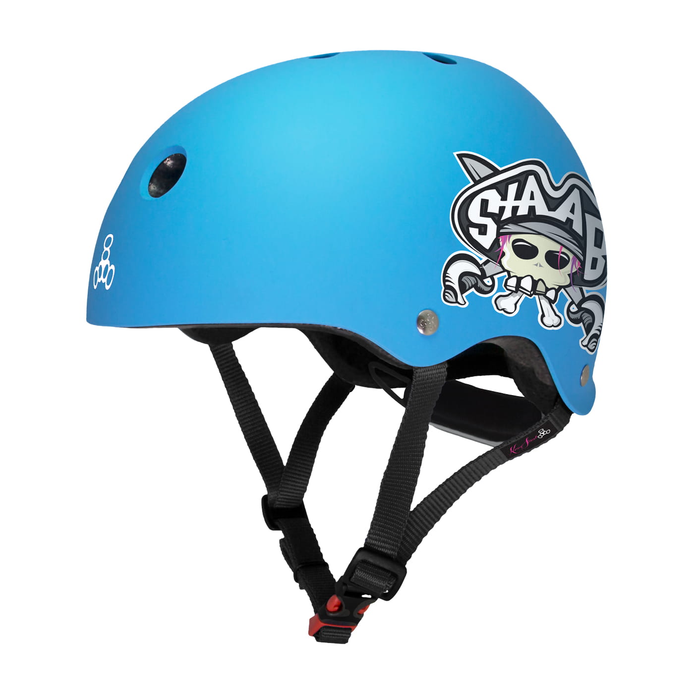Triple 8 | Youth Lil 8 Staab Helmet - Neon Blue