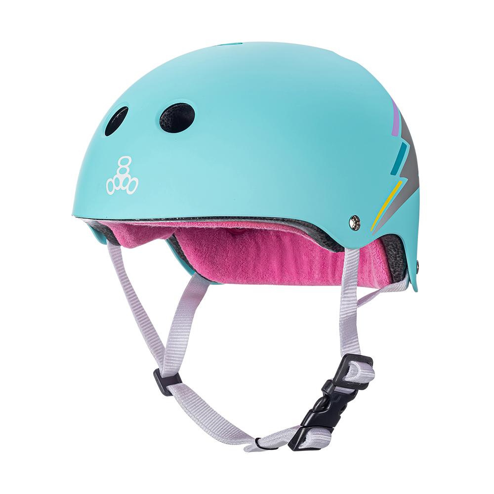 Triple 8| The Certified Sweatsaver Helmet - Teal/Hologram