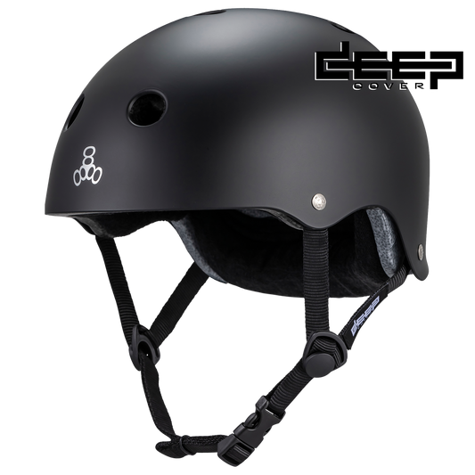 Triple 8 | Deep Cover Helmet - Black Matte