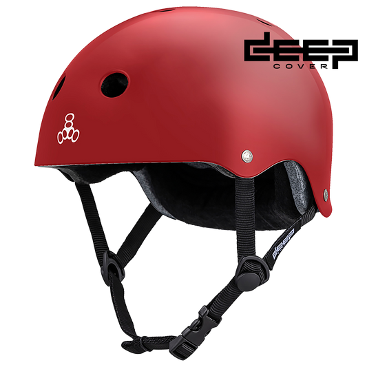 Triple 8 | Deep Cover Helmet - Scarlet Red Glossy