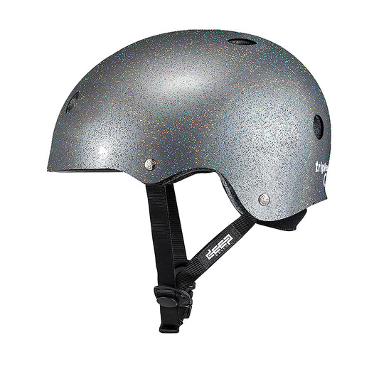 Triple 8 | Deep Cover Helmet - Glitter Edition - Silver Glitter