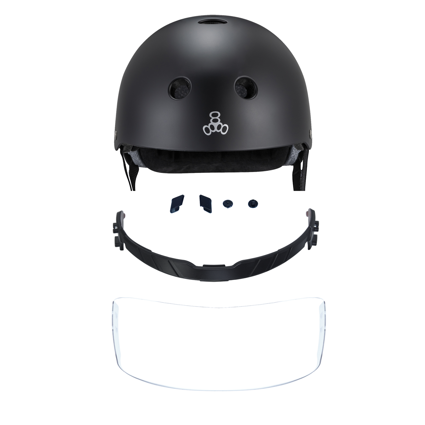 Triple 8 | Deep Cover Visor Crown Kit - Black