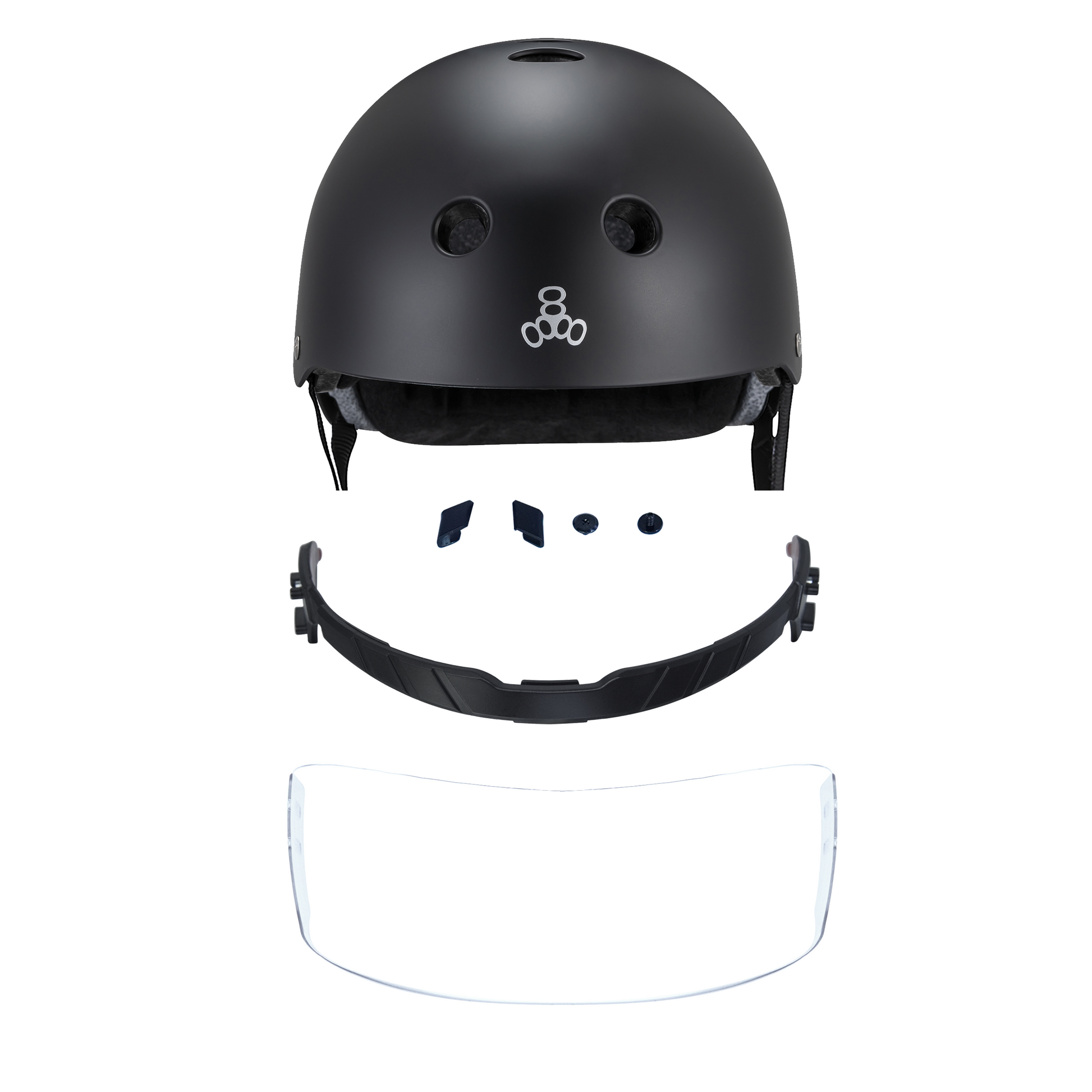 Triple 8 | Deep Cover Visor Crown Kit - Black
